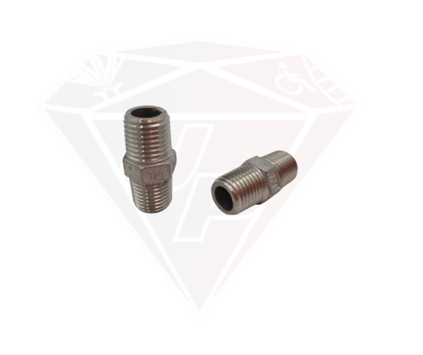 304SS HEX NIPPLE 1/4 MPT 150#