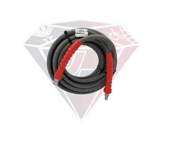 HOSE 50FT 3/8" D/B GRY SS QC