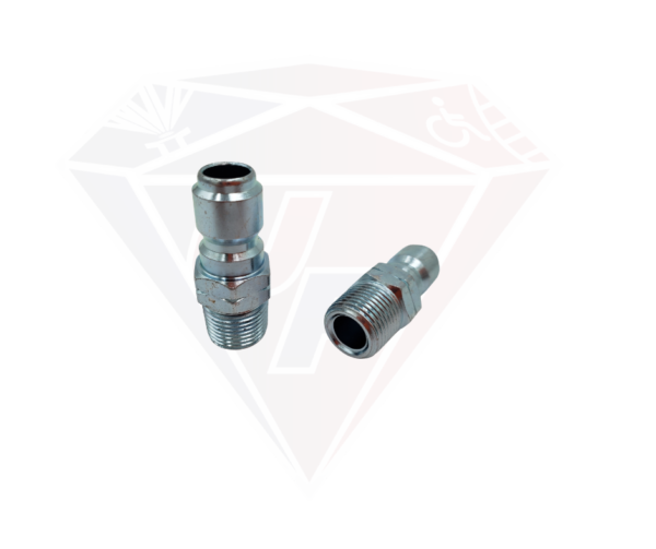 PLUG, 3/8"QD MNPT STEEL