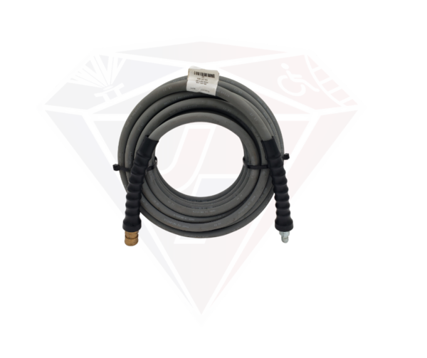 HOSE 50FT 3/8" S/B GRY BRS QC