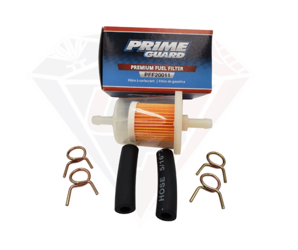 INLINE GAS FILTER 5/16" CLEAR PLASTIC