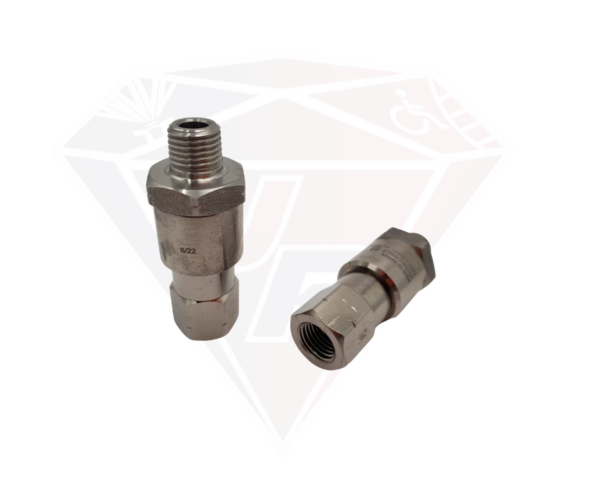 32.552 MOSMATIC DGV LIVE SWIVEL 1/4MPT X1/4FPT, 40